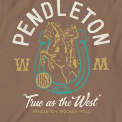 True West Horseshoe Graphic Tee Vintage Brown/Multi