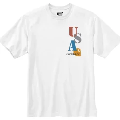 USA Graphic S/S Tee White