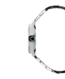 Vintage Black Dial Stainless Steel Watch