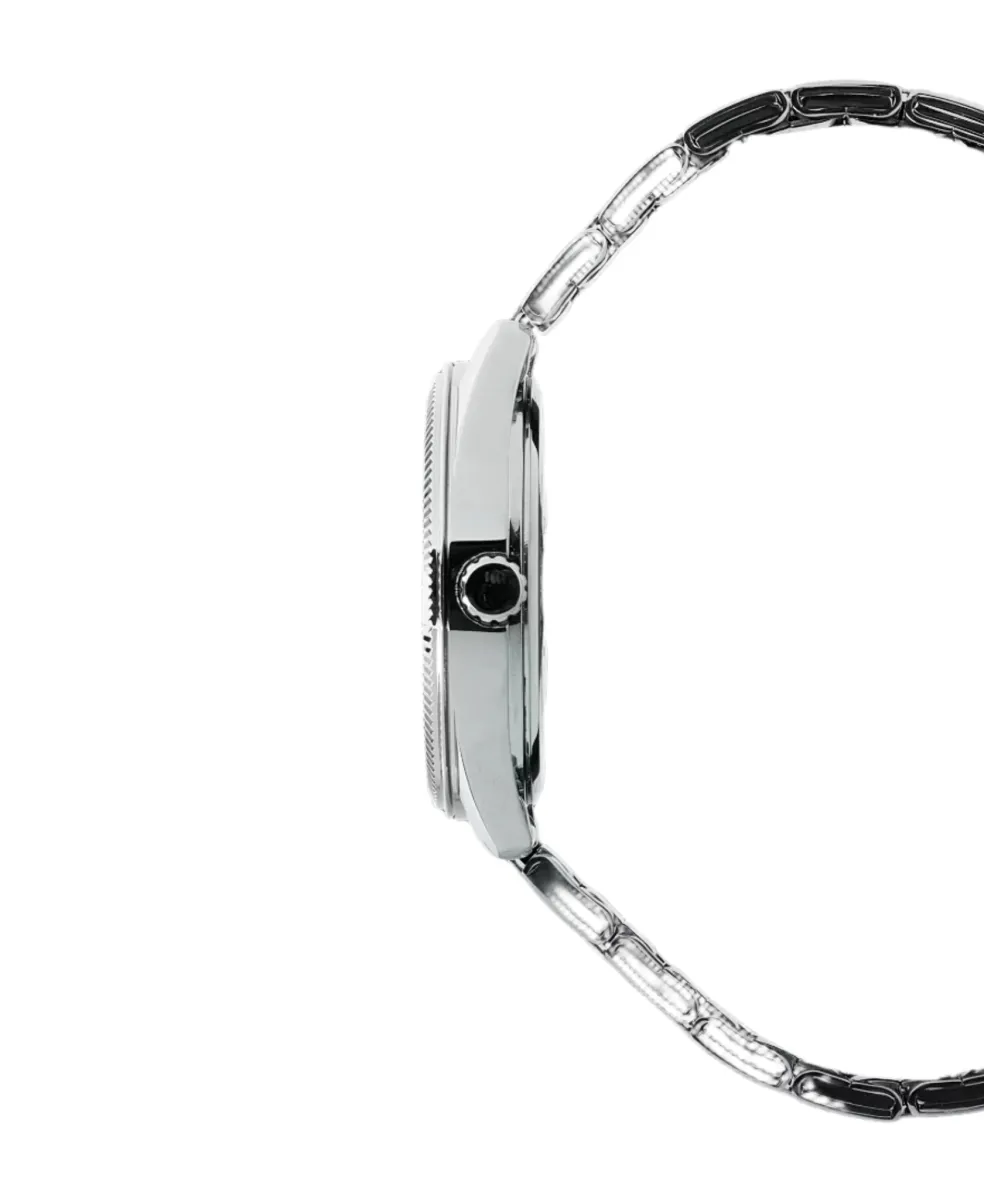 Vintage Black Dial Stainless Steel Watch