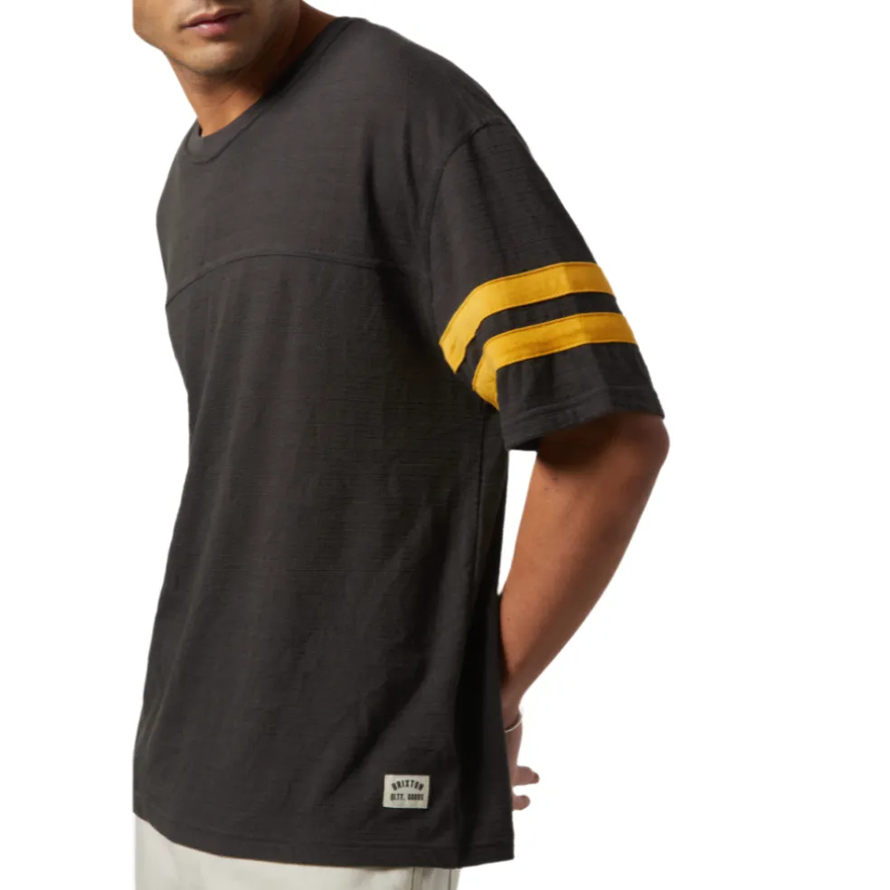 Vintage Football Mesh Jersey Washed Black/Ray Flower