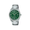 Vintage Green Dial Stainless Steel Watch