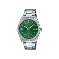 Vintage Green Dial Stainless Steel Watch