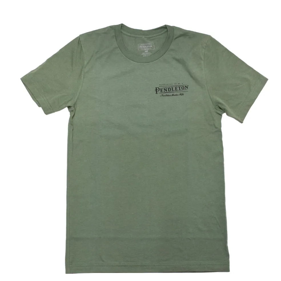 Vintage Logo Graphic Tee Military Green/Black