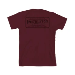 Vintage Logo Graphic Tee Maroon/Black