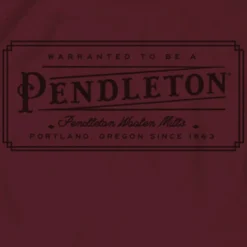 Vintage Logo Graphic Tee Maroon/Black