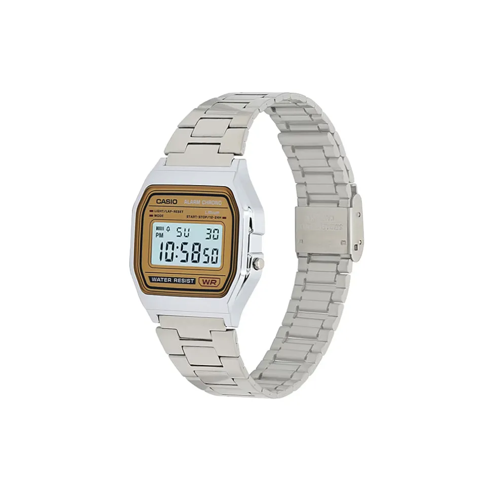 Vintage Silver & Gold Metal Watch