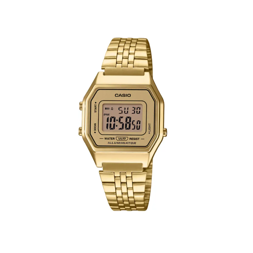 Vintage Slim Gold Metal Watch