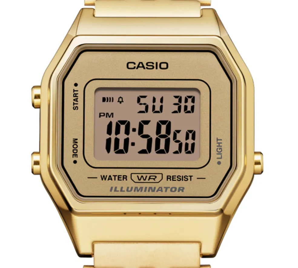 Vintage Slim Gold Metal Watch