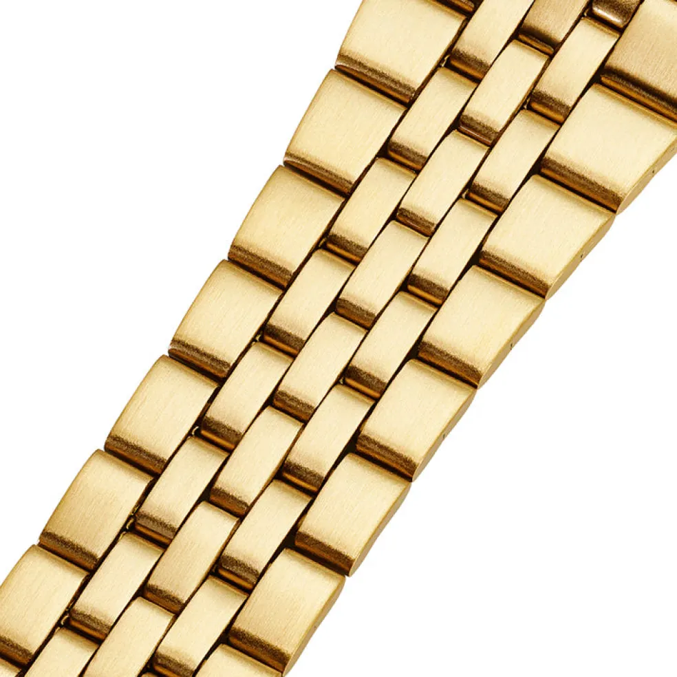 Vintage Slim Gold Metal Watch
