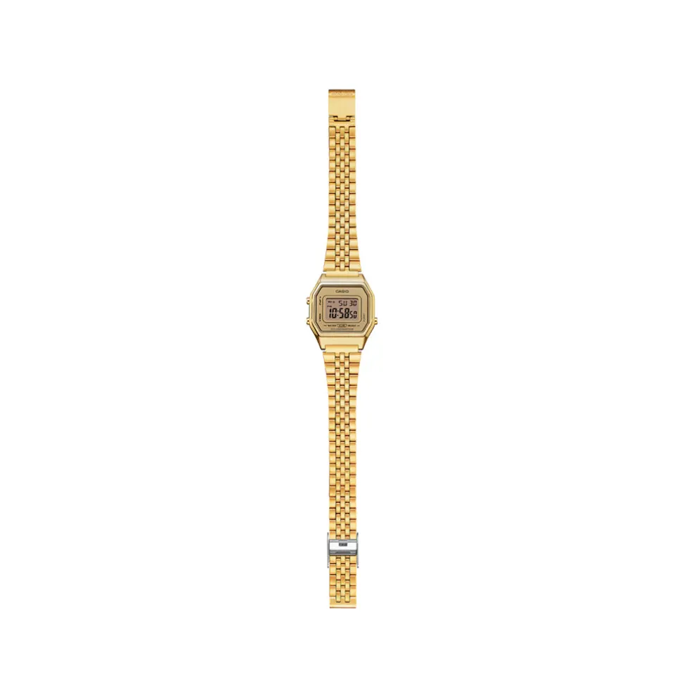 Vintage Slim Gold Metal Watch