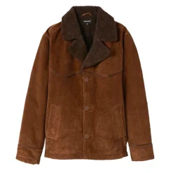 Wallace Sherpa Lined Corduroy Jacket Bison