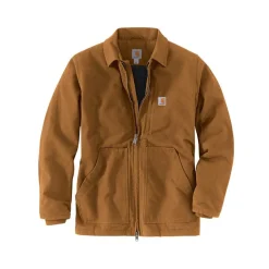 Washed Duck Ridge Coat Carhartt Brown