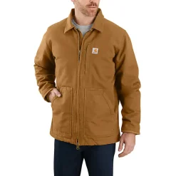 Washed Duck Ridge Coat Carhartt Brown
