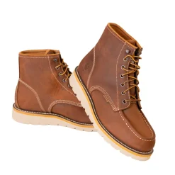 Waterproof 6 In. Moc Toe Boot Dark Brown