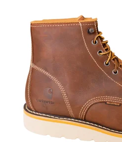 Waterproof 6 In. Moc Toe Boot Dark Brown