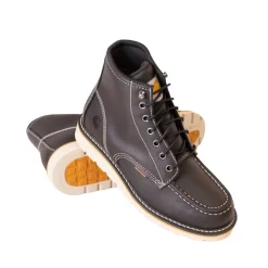 Waterproof 6 In Moc Toe Wedge Boot Black