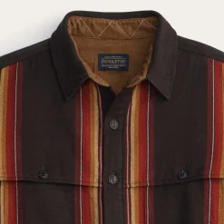 Weston Flannel Shirt Brown Multi Stripe