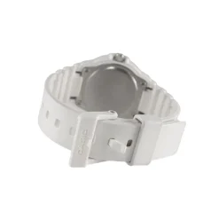 White and Gold Analog Watch