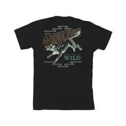 Wild Wolf Graphic Tee Vintage Black/Multi