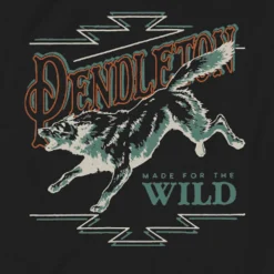 Wild Wolf Graphic Tee Vintage Black/Multi