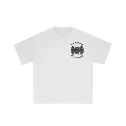 Winged Skull Tee White