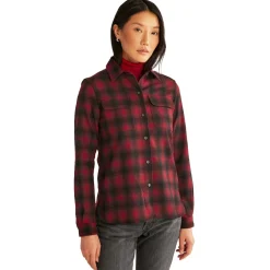 Women's Board Shirt Red/Tan Plaid 22'