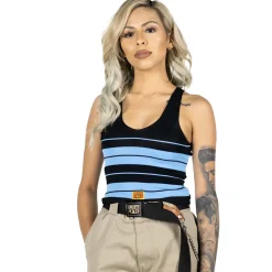 Women's Tank Top Black/Sky