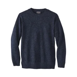 Wool Crewneck Indigo Heather