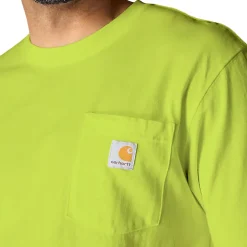 Workwear SS Pocket Tee Brite Lime