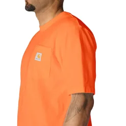 Workwear SS Pocket Tee Brite Orange