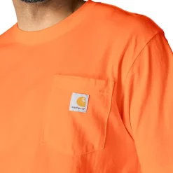 Workwear SS Pocket Tee Brite Orange