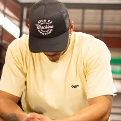 World In Flames Tee Pale Yellow