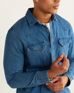 Wyatt Shirt Indigo Denim 23'